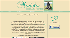 Desktop Screenshot of madelapoodles.com